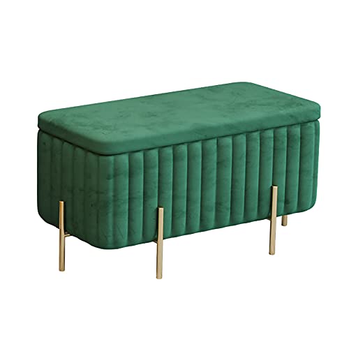 Banc ottoman de rangement idéal pour la chambre ou la coiffeuse