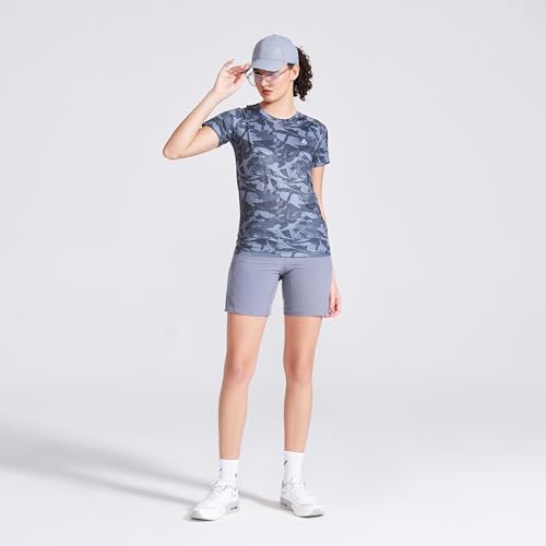 Image of Campus Women Round Neck-Print Dry Fit T-Shirt