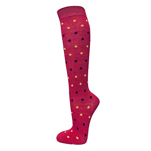 Image of SocksKnee Women Multi-Pack Colorful Variety Design Assorted Activewear Knee-High Stocking Socks, 9-11