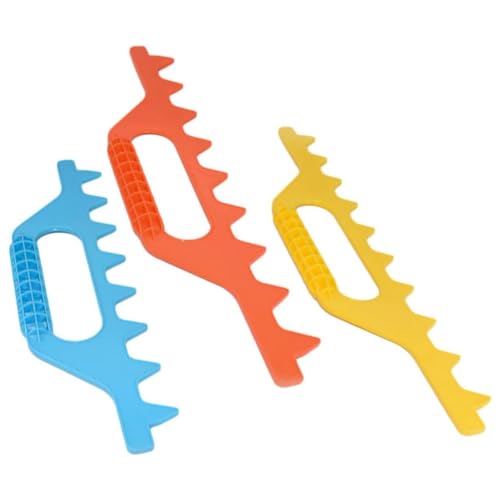 Bosiyrggrl 3er-Pack Bienenstockrahmen-Rechen, Imkerbedarf, Bienenstockrahmen-Abstandswerkzeug, Imkereibedarf, Bienenstock-Abstandswerkzeug