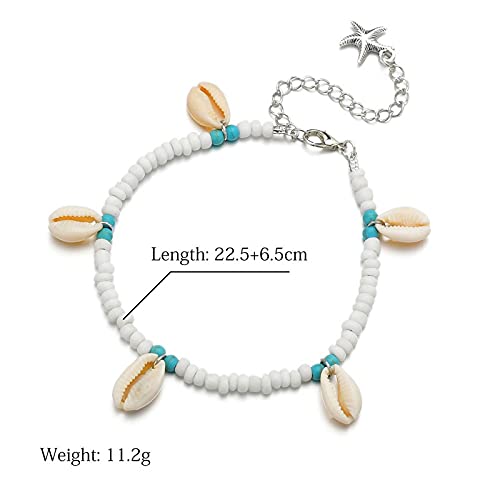 Bracelets De Cheville Coquillage Bohème – Lot De 2, Style Plage Hawaïen, Pour Femmes