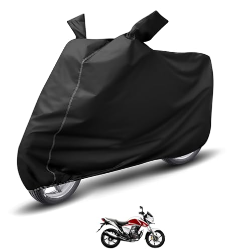 Image of Auto Hub Waterproof Bike Cover Compatible with Dazzler Dustproof, UV Protection Two Wheeler Bike Dazzler Cover - Black