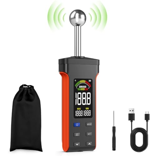 Testeur Humidité Rechargeable Humidimètre Mesure non destructive Humidimètre Mural Maçonnerie...