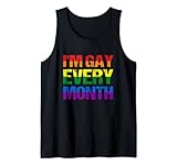 Photo Gallery i m gay every month lgbt funny pride month 2021 uomini donne canotta Photo Gallery i m gay every month lgbt funny pride month 2021 uomini donne canotta