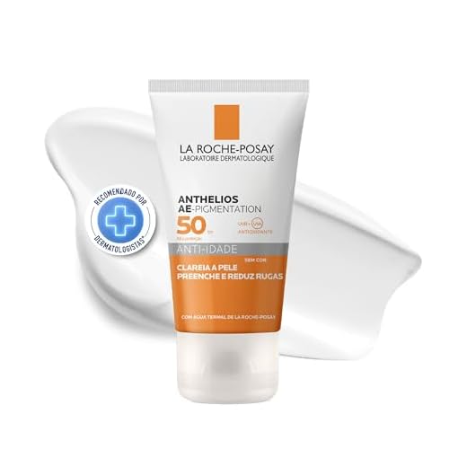 La Roche-Posay, Protetor Solar Anti-Idade com Ácido Hialurônico, Sem Cor, Textura Gel Creme, FPS50, 40g