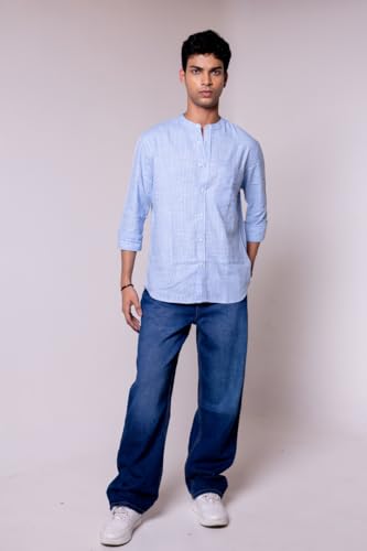 Image of Men's Regular Fit Reversible Checkered Shirt