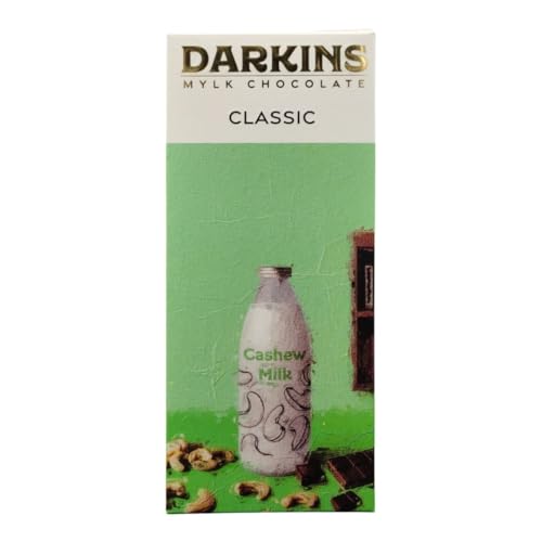 Image of Darkins Vegan Mylk Classic Chocolate | Unrefined Cane Sugar | Gluten-free | Hand Crafted Chocolate | 50 Gm Each Pack Of 2