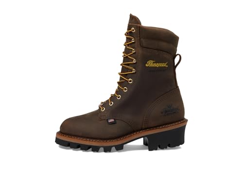 Thorogood 9" Round Toe Waterproof Work Boots for Men with a Non-Safety Toe4