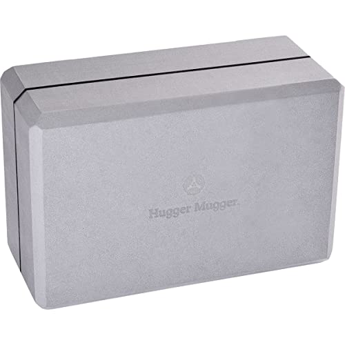 Image of Hugger Mugger 4 in. Foam Yoga Block - Strong and Stable, Beveled Edges for Comfort, Most Favored Block Size, Helps with Alignment and Support in Many Poses