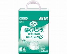 業務用 はくパンツ 夜用スーパー LLサイズ 18枚 16597 (リブドゥコーポレーション) (紙オムツ(パンツタイプ))(返品不可)