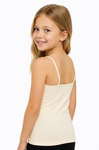 Image of Kurve Girl's Sleeveless Tank Top - Stretch Undershirts Cami Camisole, UV Protective Fabric, Rated UPF 50+ (Made in USA)