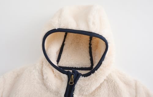 Image of Boys Girls Soft Fleece Sherpa Full-zip Jacket