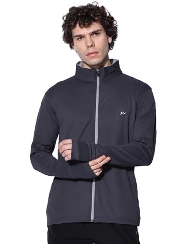 BLUE TYGA Sunscreen Jacket with UV Protection UPF 50+ Jacket with Breathability & Coolrush Technology Lightweight Jackets for Men