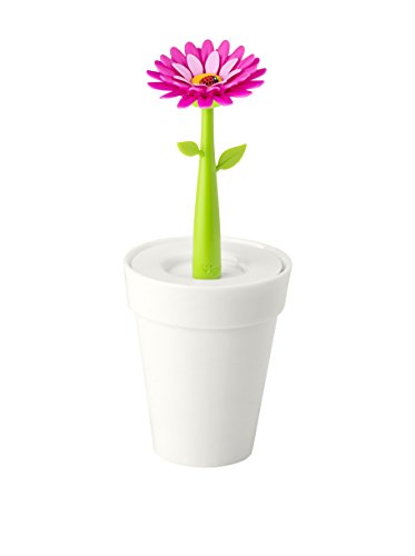 Vigar houder voor badartikelen Flower Power wit