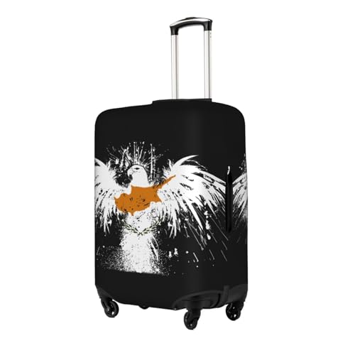 Travel Luggage Cover Cyprus Cypriot Flag Fashion Washable Baggage Suitcase Protector Fit For Luggage X-Large2