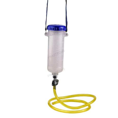 PRAZTECH® Carburador auxiliar para tanque de combustible, herramienta de equilibrio, carburador, botella de prueba media, coches, motocicletas, tractores, camiones