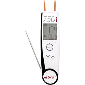 Ebro TLC 750i infrarood thermometer en insteekthermometer (HACCP) optiek 2:1-50 tot +250 °C HACCP-ko