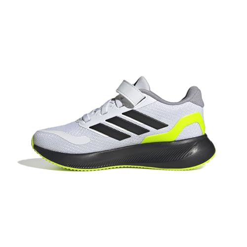 Image of adidas Kids' Marvel Run Falcon 5 Elastic Lace & Strap Shoe