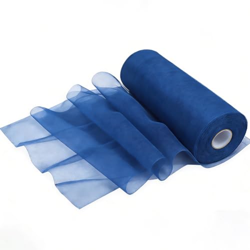 Rouleau de tulle - 30 cm x 91,4 m - Décoration de mariage - Rouleau de tulle de 100 yards - Tissu...