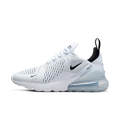 Nike Women's Air Max 270 Shoes, White/Black-White, 7.5