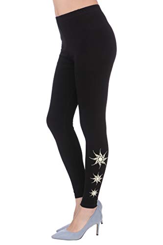 Image of Plus Size Printed Ankle Length Leggings for Women