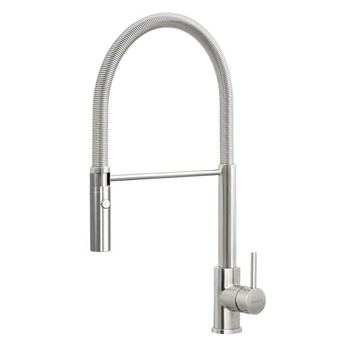 Monocomando Tramontina Versatile em Aço Inox com Bica Móvel