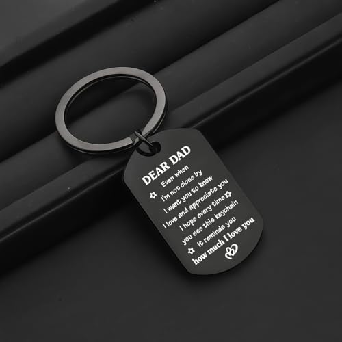 Fathers Day Gift from Daughter Son Drive Safe Keychain for Dad Birthday Gifts for Daddy Christmass Gift - Image 4