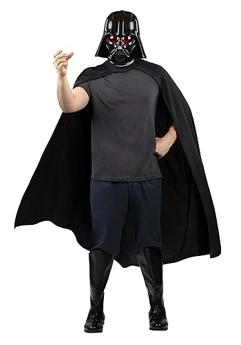 Lámparas De Pared, Toy Star Wars Darth Vader - Juego de accesorios oficiales para disfraz de adulto, máscara de plástico y accesorio de capa desmontable