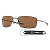 Oakley Square Wire OO4075 Sunglasses For Men+ BUNDLE Leash +Designer iWear Care Kit