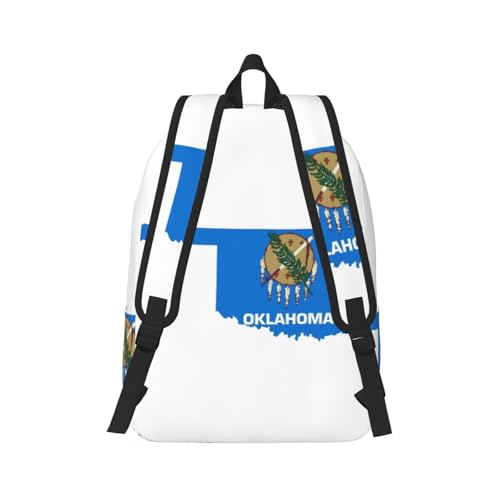 Mochilas rucksack con estampado de mapa de lona negra talla M resistente 3