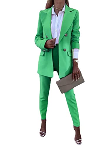 ORANDESIGNE Hosenanzug Damen Festlich Elegant 2 Teilig Business Anzug Set...