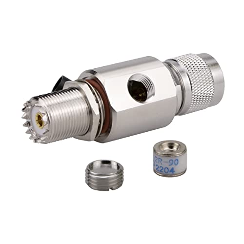 Parafoudre UHF PL-259 à décharge de gaz pour préserver les équipements radio bidirectionnels
