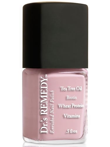 Dr’s Remedy Enriched Nail Polish: Non Toxic, All Natural, and Organic - Doctor Formulated: Strengthens, Restores, Heals, and Protects '24-Free' - BELOVED Blush