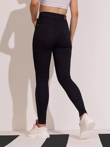 Image of Dolce Crudo Distressed High Rise Skinny Jeans for Women