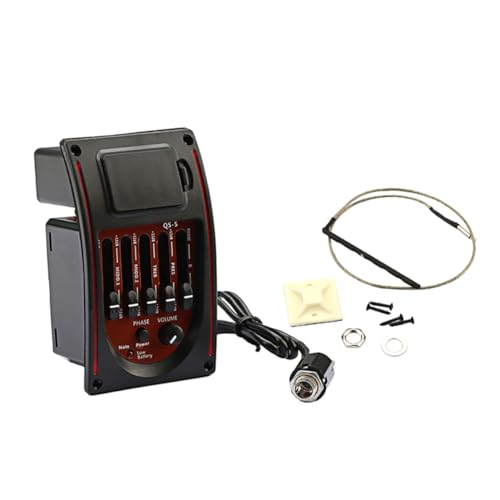 FAVOMOTO -5 Guitar Equalizer Accessory Guitar Pickup Replacement Multi-band Eq User-friendly Controls