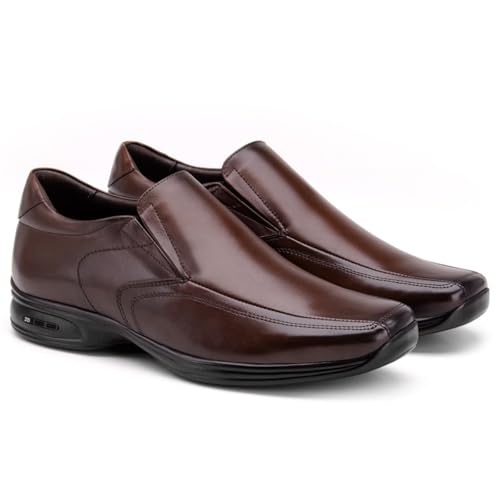 Sapato Masculino Jota Pe 3D Vision 71455 Marrom 41