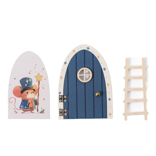 Puerta de para Clase - Porticine de Madera para Casitas, decoración del hogar para Fiestas, Navidad, Acción de Gracias, cumpleaños, casa, Oficina, Escuela