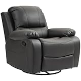 Verstellbare Rückenlehne und Fußstütze: Lehnen Sie sich bequem zurück, indem Sie den seitlichen Griff ziehen und gegen die Rückenlehne drücken, um diese bis zu 135° zu neigen. Die integrierte Fußstütze sorgt für eine vollständige Entspannung, indem sie Ihnen erlaubt, Ihre Beine bequem auszustrecken