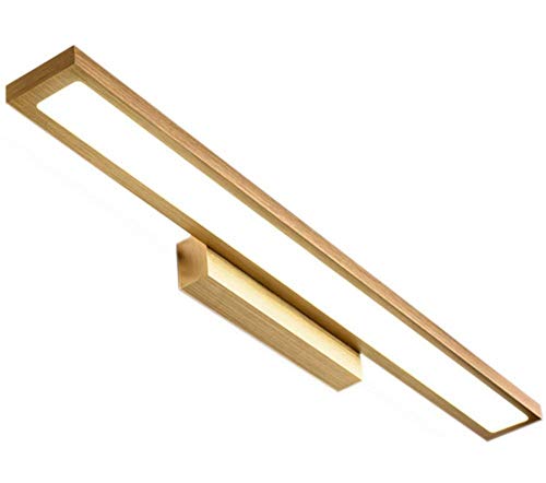 Preisvergleich Produktbild Led Bad Einfache Wasserdichte Spiegel Aluminium Acrylspiegel Scheinwerfer Badzubehör) / Silber), Gelb, 90 cm (35,4 zoll)