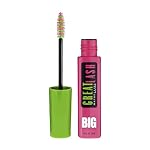 Maybelline Great Lash BIG Washable Mascara, Volumizing, Thickening, Lengthening Mascara, Brownish Black, 1 Count