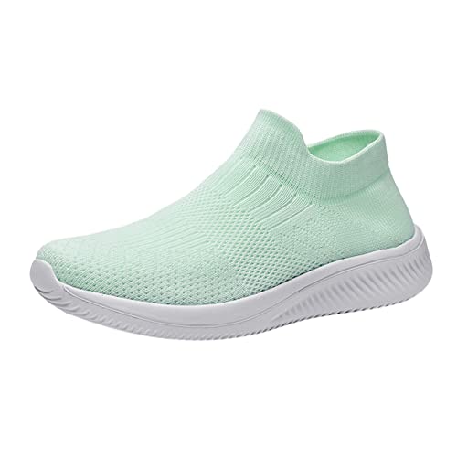 YULONGESS Unisex Slip on Sneakers Mesh Fitness Schuhe Leichtgewichts Laufschuhe Atmungsaktiv rutschfeste Modische Sneaker Leichtgewichts Atmungsaktiv Sportschuhe Gym Fitness Outdoor Schuhe Cover