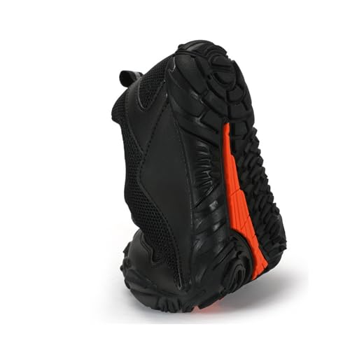 Men's Wide Toe Barefoot Athletic Hiking Water Shoes,Lightweight Running Gym Shoes Elastic Laces Slip On Walking Shoes Quick Dry Barefoot Beach Water Sports Sneakers2