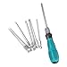 9 Pcs Screwdriver Kit with Pouch, Screwdriver Bits Household Tool Set Multifunctional Home Repair Maintenance Tool