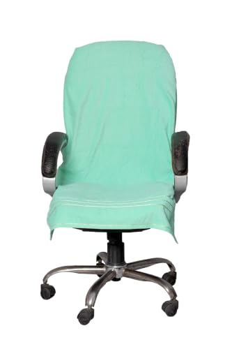 Image of ROMAN HOME Car & Office Chair Towel with 2 Tie Knots| Super Soft 400 GSM (2, mani Green)