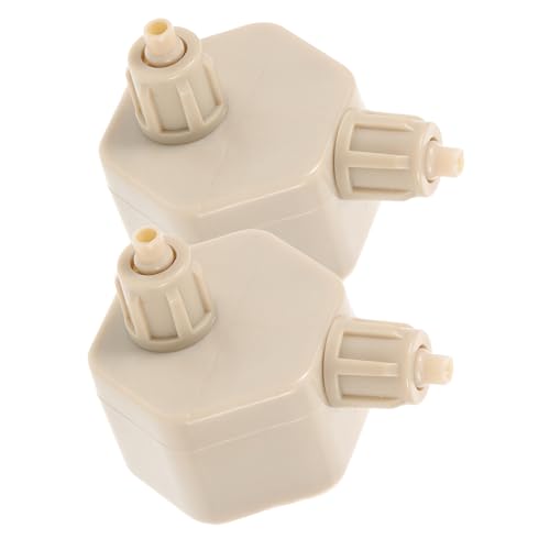 MAGICLULU 2 Piezas tapa generador de co2 reemplazable bomba de aire eléctrica matraz botella de agua hidro difusor de co2 para acuario suministro de acuario difusor co2 portatil el plastico