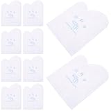 Abaodam 20 Stück Einweg Schuhreinigungstücher aus Vliesstoff Klein mit Blauer Schrift Hohe Wasseraufnahme für Hotelzimmer und Reisen