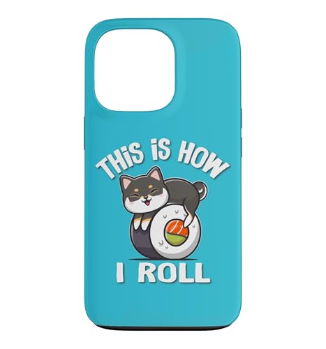 Cute Kids Japanese Kawaii Sushi This Is How I Roll Shiba Inu �X�}�z�P�[�X iPhone 13 Pro �p