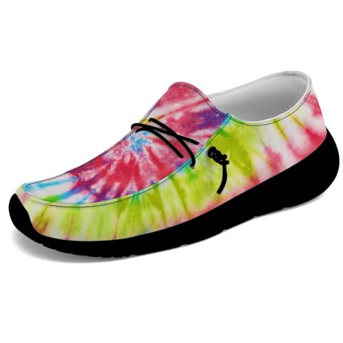 Quorax Loafers for Women Men Tie Dye Slip-on Shoes Casual Walking Shoes Gifts for Men Women3