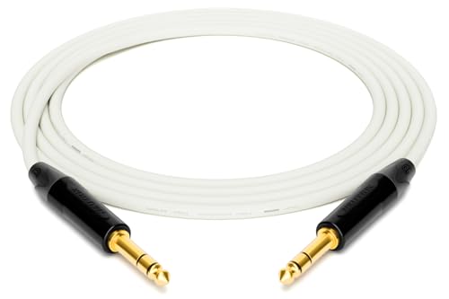 Câble symétrique Mogami 2534 pour connexion HiFi et moniteurs de studio design blanc 1,5m