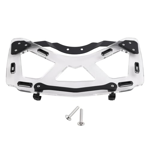Areyourshop Support de Bagage en Verre Acrylique 10mm pour BMW K1600 GT 2017-2024 pour BMW K1600 GTL 2011-2024, pour Porte-Bagages Topcase Arrière avec 10 Points de Fixation, Charge Maximale 5kg